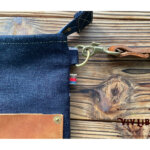 セルビッチデニム×革ポケットのサコッシュ・13.5oz・スマホショルダー