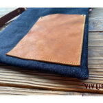 セルビッチデニム×革ポケットのサコッシュ・13.5oz・スマホショルダー