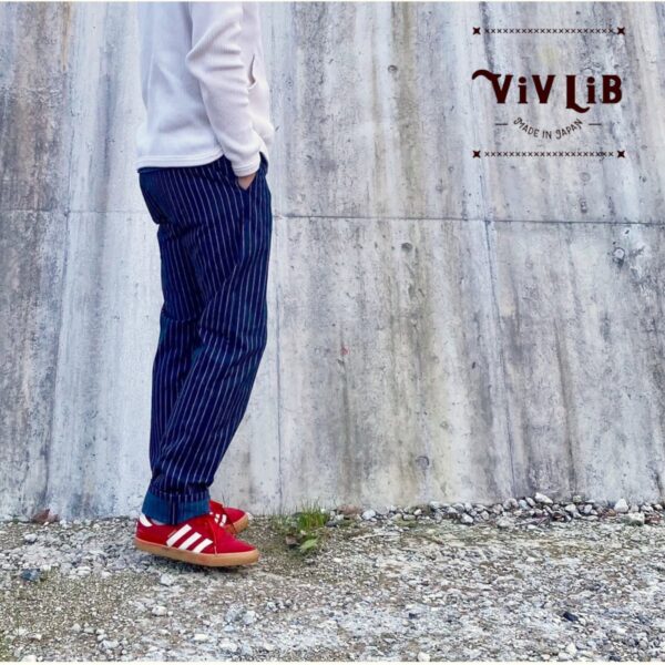 チノフィットセルビッチデニムパンツ〈定番ライン〉/ストライプデニム