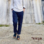 チノフィットセルビッチデニムパンツ〈定番ライン〉/ストライプデニム