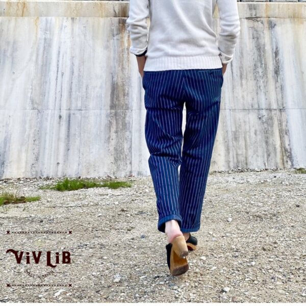 チノフィットセルビッチデニムパンツ〈定番ライン〉/ストライプデニム