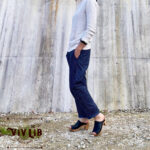 チノフィットセルビッチデニムパンツ〈定番ライン〉/ストライプデニム