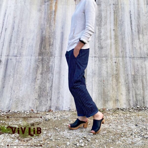 チノフィットセルビッチデニムパンツ〈定番ライン〉/ストライプデニム