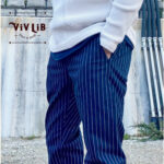 チノフィットセルビッチデニムパンツ〈定番ライン〉/ストライプデニム
