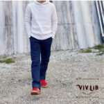 チノフィットセルビッチデニムパンツ〈定番ライン〉/ストライプデニム