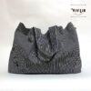 岡山デニム セルビッチ ヒッコリー トートバッグ 軽量 大きめ 折りたたみ可能 国産デニム エコバッグ風トート