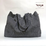 岡山デニム セルビッチ ヒッコリー トートバッグ 軽量 大きめ 折りたたみ可能 国産デニム エコバッグ風トート