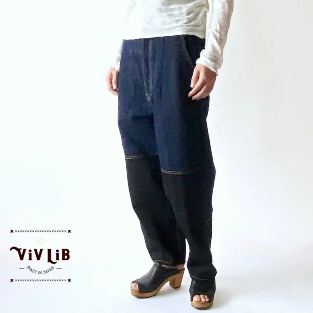 Bicolor selvedge denim sarouel pants
¥ 23,000

#vivlib #Bicolor #selvedge #denim #sarouel #denimpants